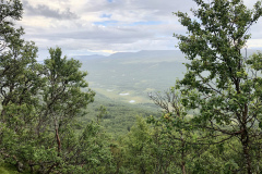 Fin utsikt i regnet.