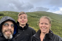 Uppe ovanför trädgränsen.